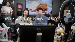 现在各大直播平台的知名主播都有谁？