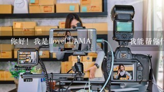 你好！我是lloveLLAMA 😊 我能帮你什么忙？